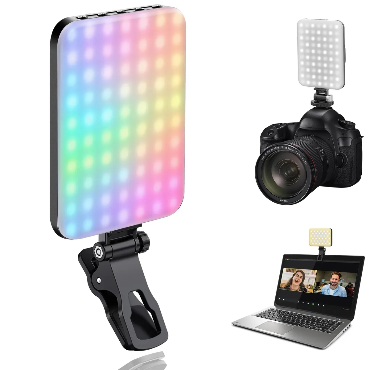 Neewer D6 RGB Video Light 108 LED 2500K-6500K 2200mAh Black — product photo
