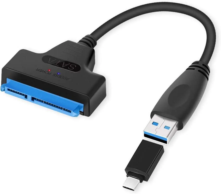 BONAEVER BONAEVER USB 3.0 SATA Adapter 2.5" 22-Pin SATA Cable — product photo