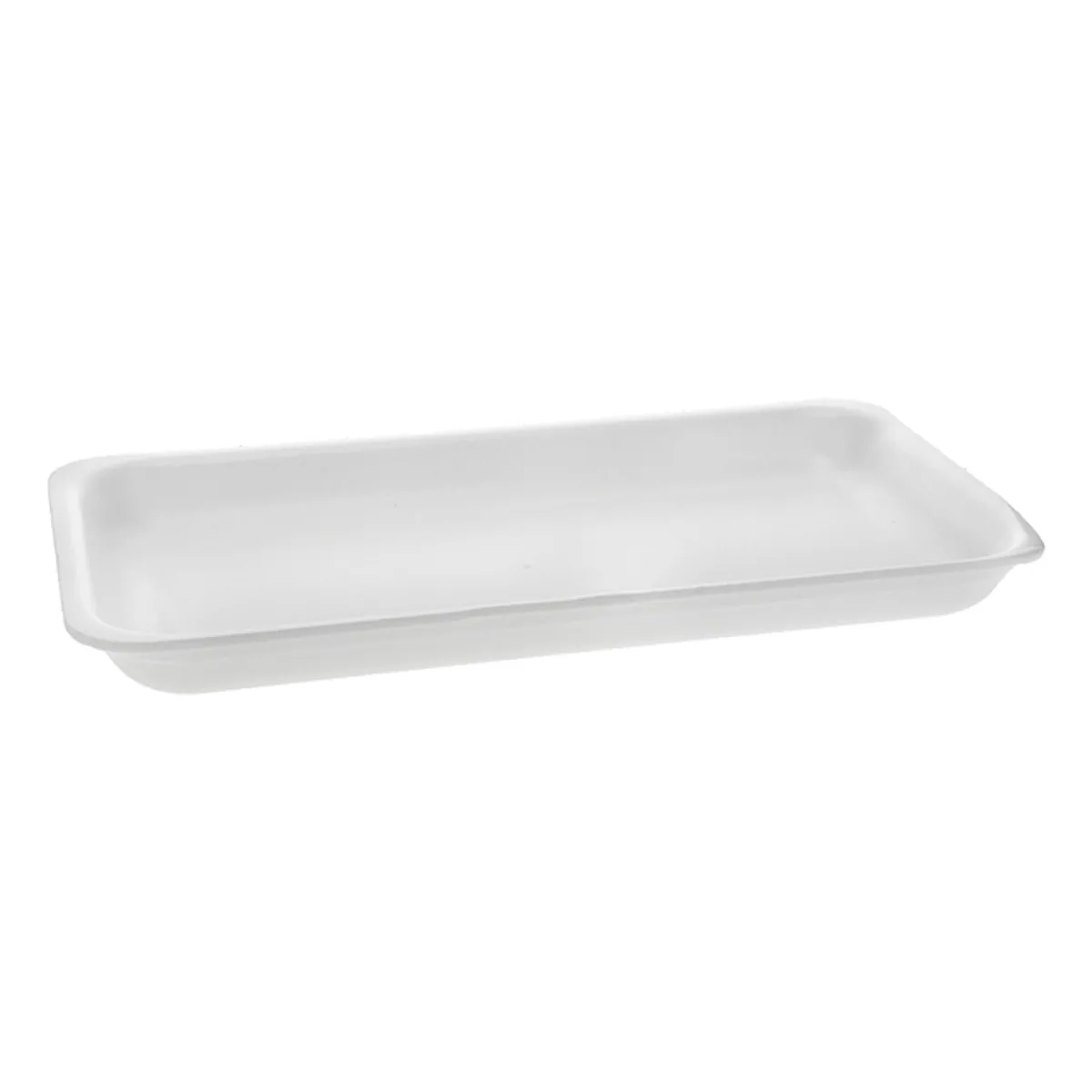 Pactiv Pactiv 51P125PZ #25PZ Food Containers 15 x 8 x 1.25 White Foam 200/Carton — product photo