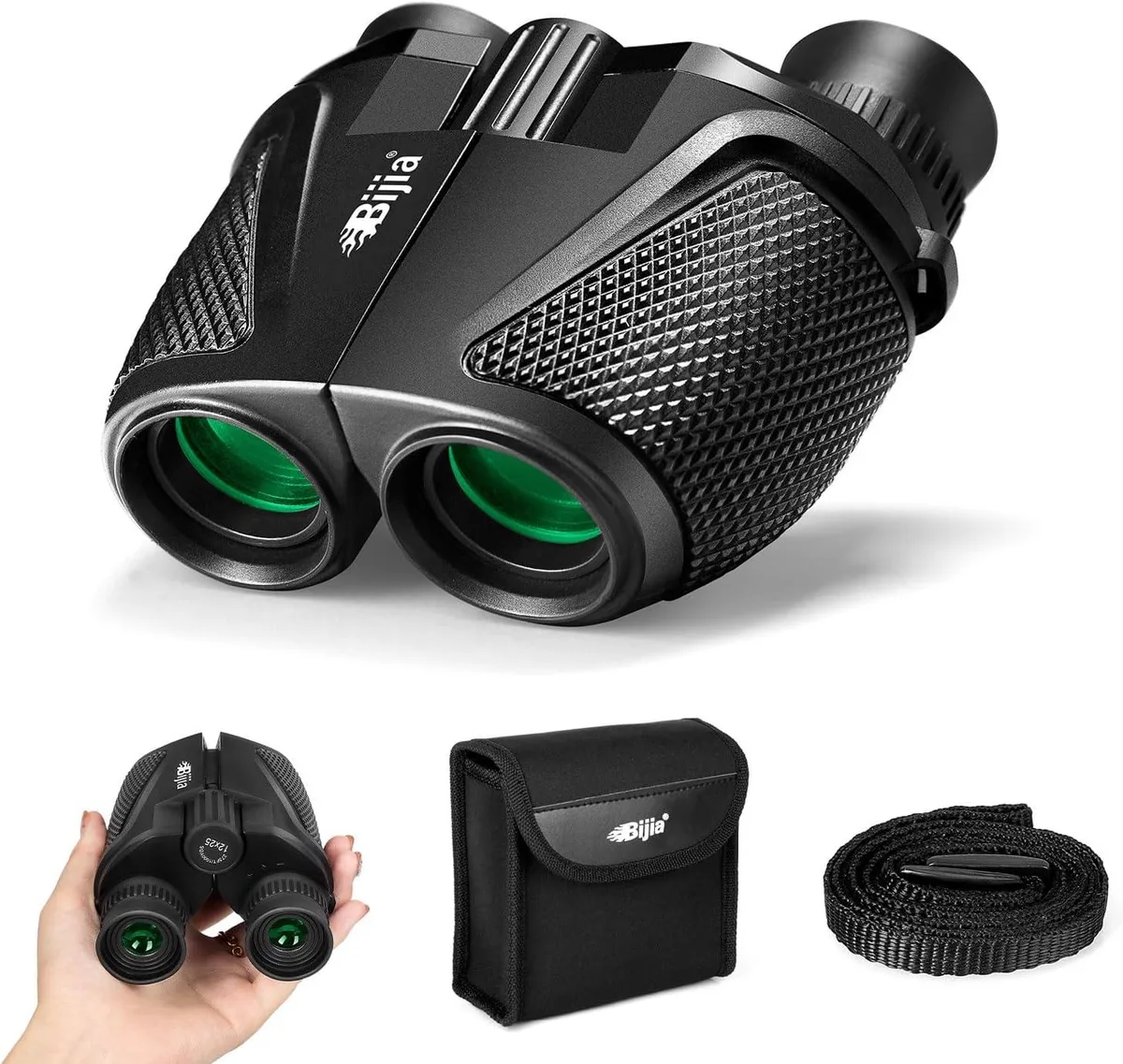 RUOCLRIS RUOCLRIS 12x25 Compact Binoculars BAK4 Prism 275g — product photo
