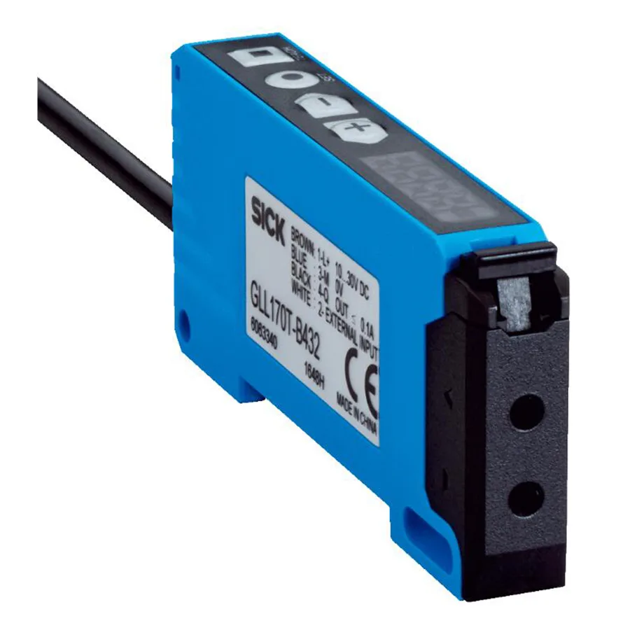 Sick SICK GLL170T-B432 Fiber-optic sensor PNP NPN 10-30V DC 2m cable — product photo