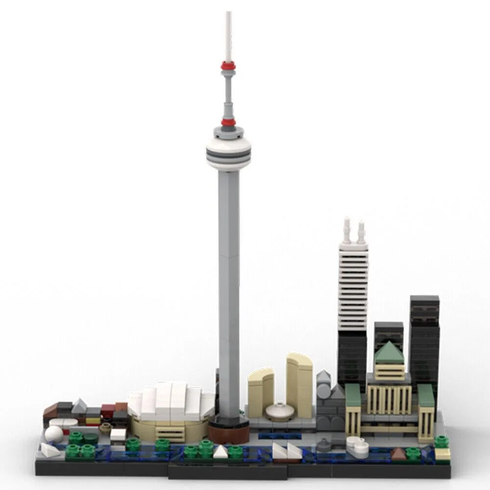 ZITIANYOUBUILD ZITIANYOUBUILD MOC-156914 Toronto Architecture Skyline Set 429 Parts — product photo
