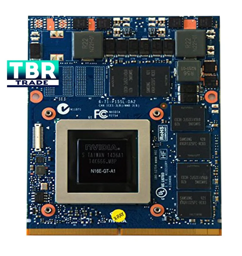 NVIDIA NVIDIA GeForce GTX 970M 6GB graphics card Dell Alienware 17 18 — product photo