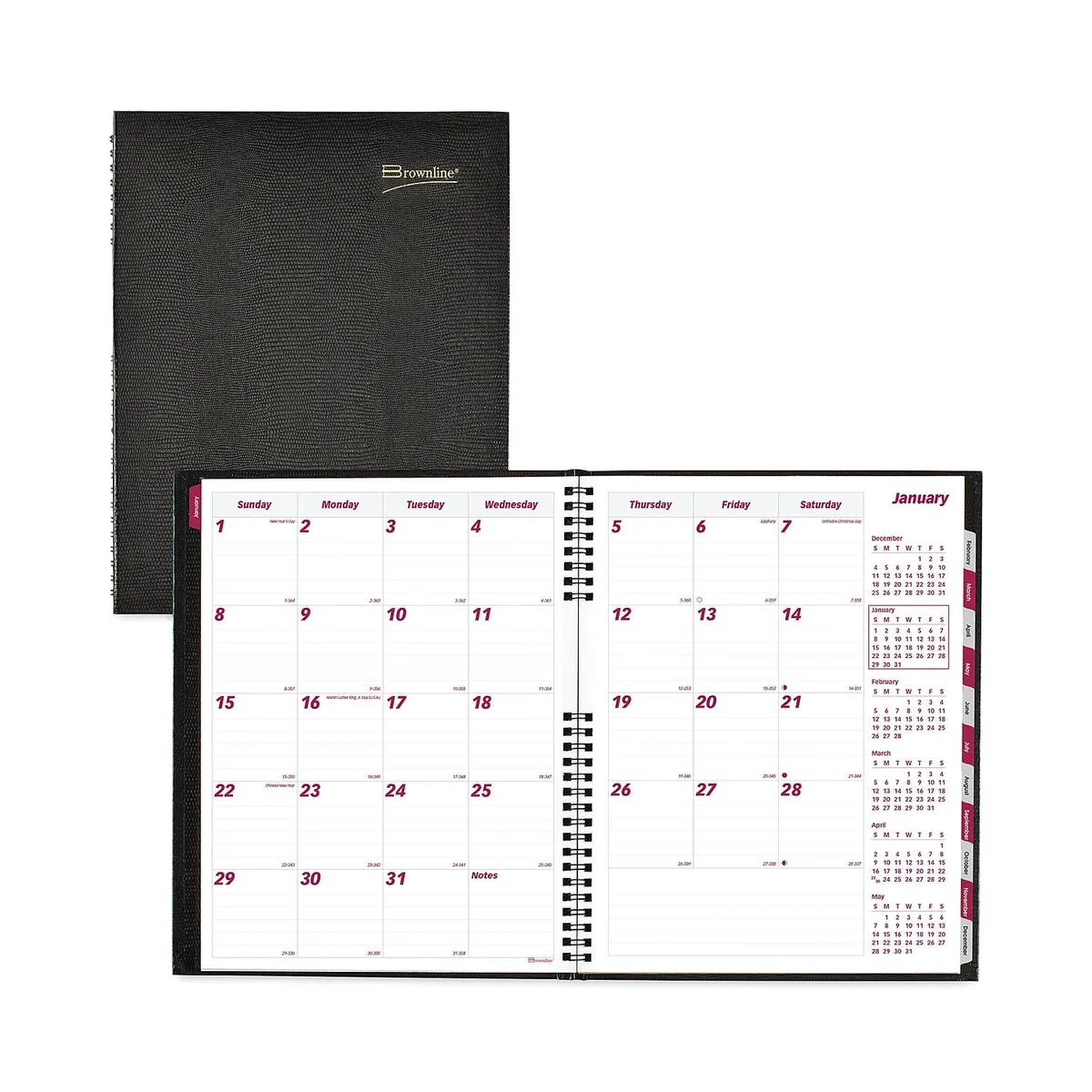 Schneider Optics Schneider Optics Brownline CoilPro 14-Month Planner 11 x 8.5 2022-2024 — product photo