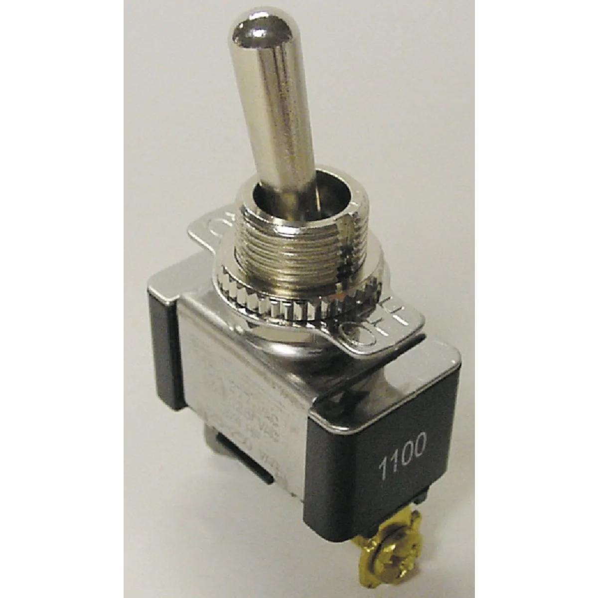 Gardner Bender heavy-duty SPST toggle switch with screw terminals and moisture-resistant O-ring