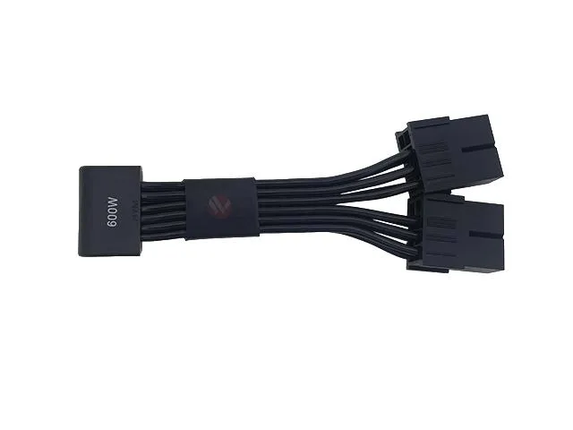 Wilfly Wilfly ATX 3.1 12+4Pin 90° Reverse to 2×8Pin GPU Extension Cable 10cm — product photo