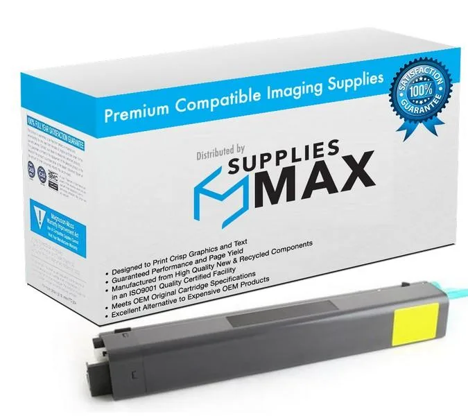 SuppliesMax SuppliesMax LEXC925H2YG Yellow High Yield Toner Cartridge 7500 Pages — product photo