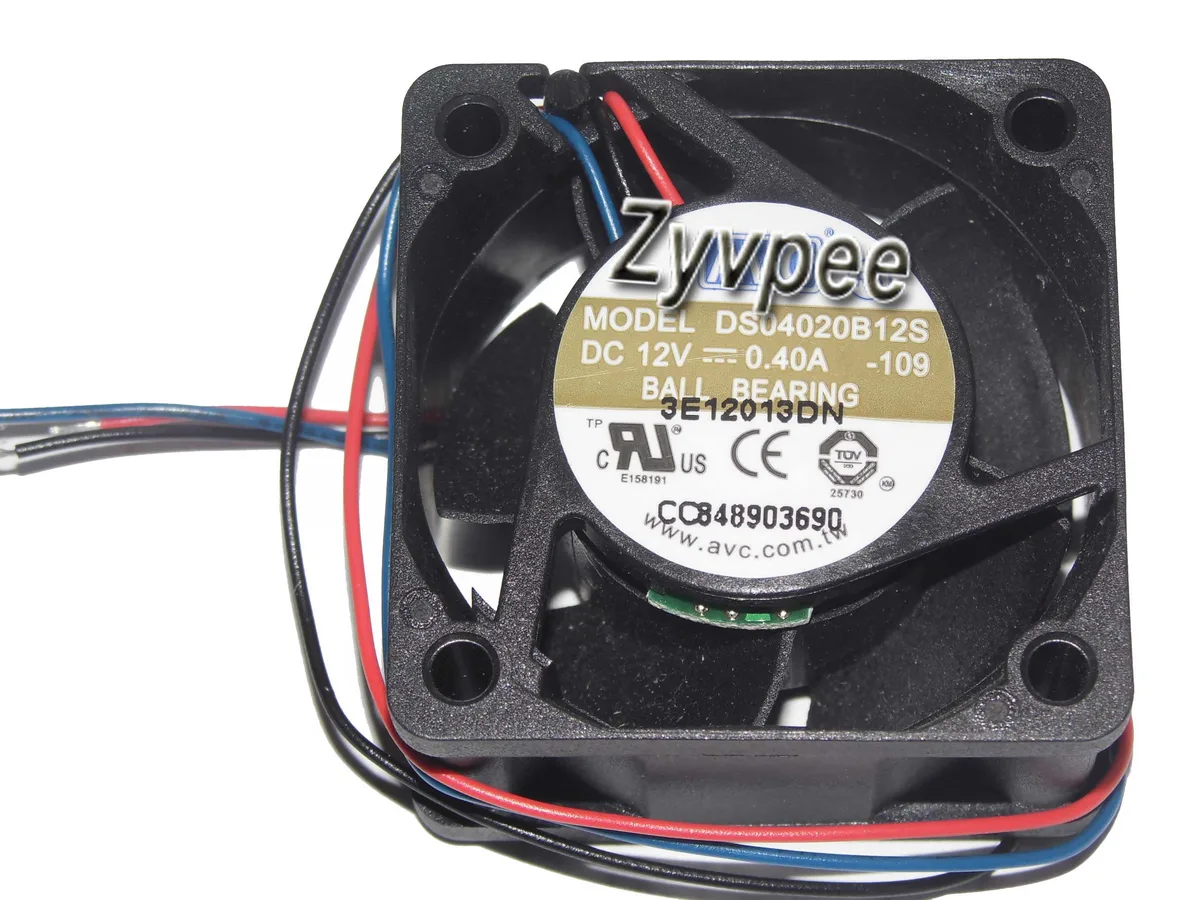 OEM Industries OEM Industries DS04020B12S 40x20mm 12V .4A 3-pin CPU cooler — product photo