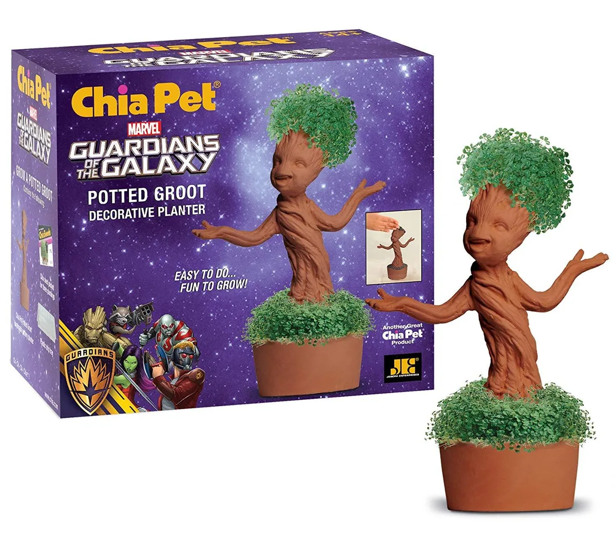 Joseph Enterprises Joseph Enterprises CP411A16 Chia Pet Planter Potted Groot — product photo