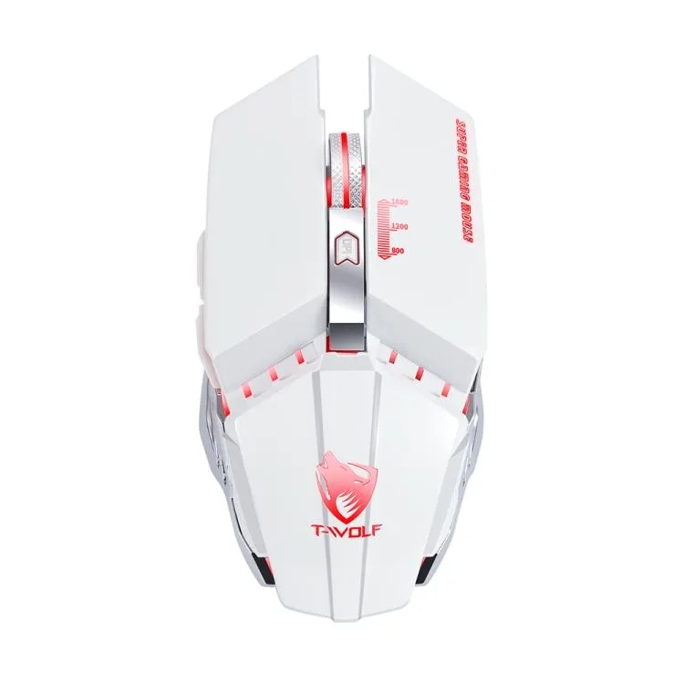 allentian allentian Q15 Wireless Mouse 1600 DPI Pearl White — product photo