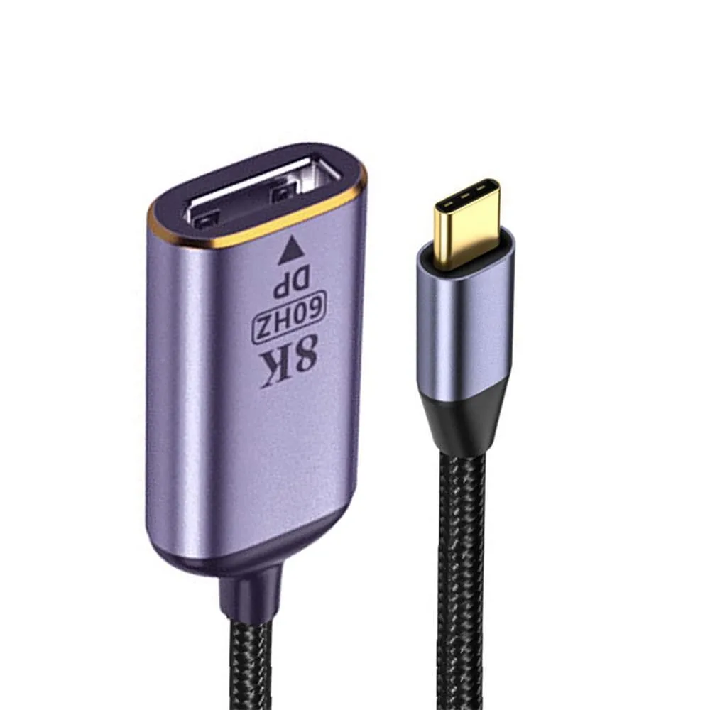 Fervit Fervit USB4 USB-C to DisplayPort cable 8K 60Hz 4K 120Hz — product photo