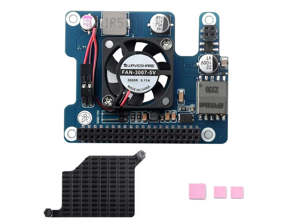 LORDWORLD LORDWORLD PoE HAT (F) development board for Raspberry Pi 5 — product photo
