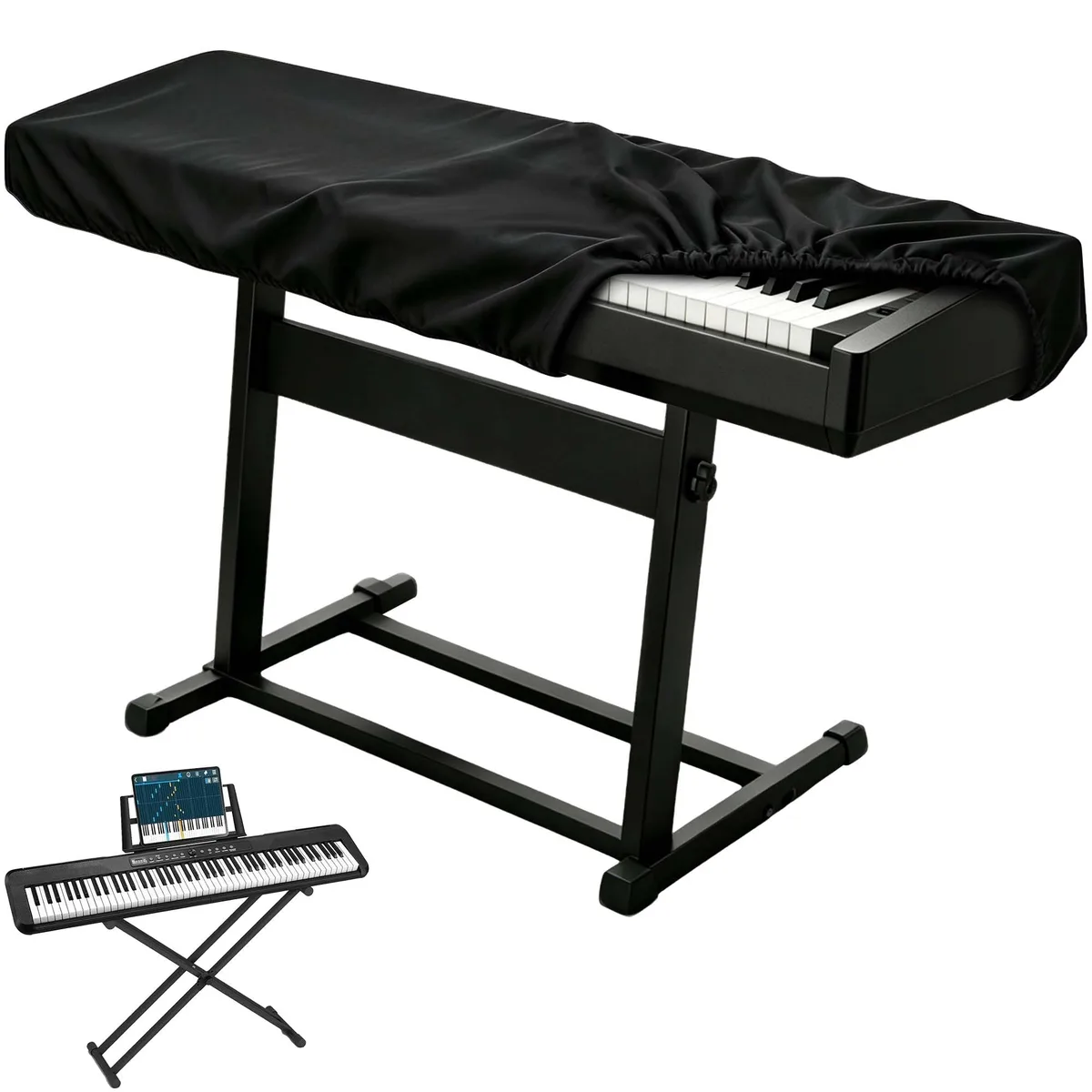  Rimwig 88-Key Piano Dust Cover Black 491022011 — product photo