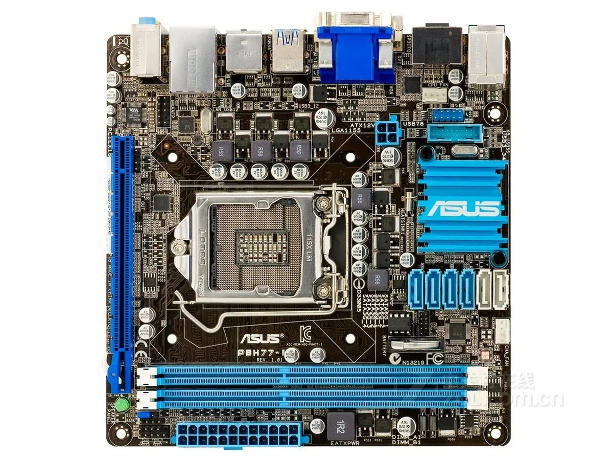 ASUS ASUS P8H77-I Intel H77 Mini-ITX motherboard 16GB DDR3 LGA 1155 — product photo