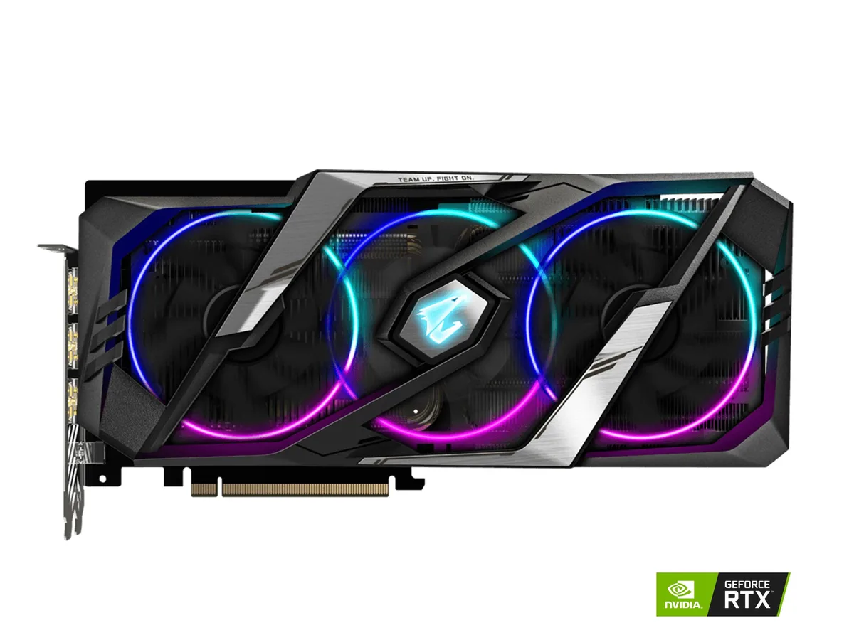 GIGABYTE GIGABYTE AORUS GeForce RTX 2060 SUPER 8GB graphics card — product photo