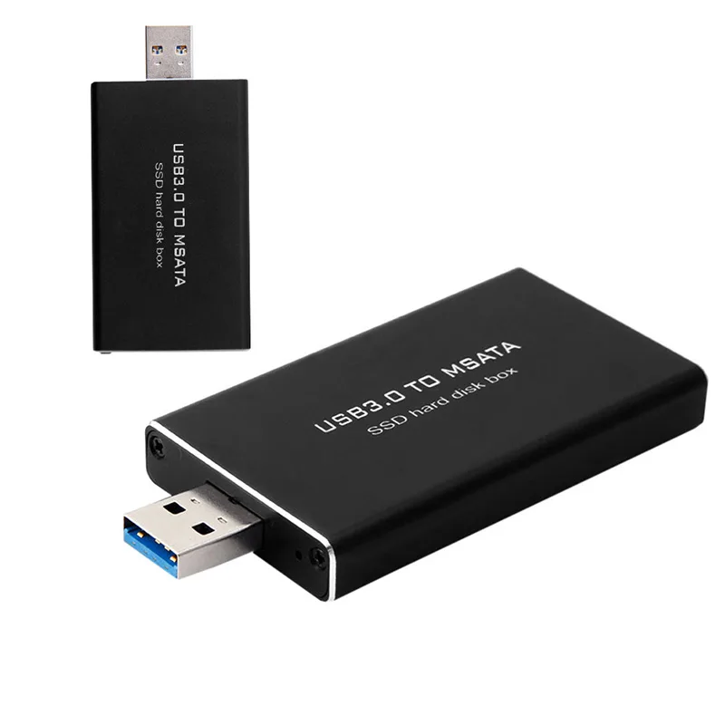 Corn Electronics Corn Electronics 5Gbps USB 3.0 mSATA Drive Enclosure Black — product photo