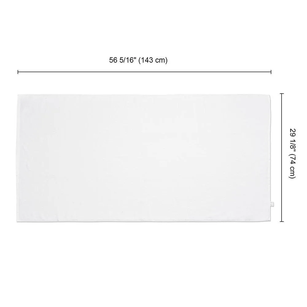 Yescom USA, Inc. Yescom USA, Inc. Bathware 29"x56" 600GSM Ring Spun Cotton Towel White — product photo