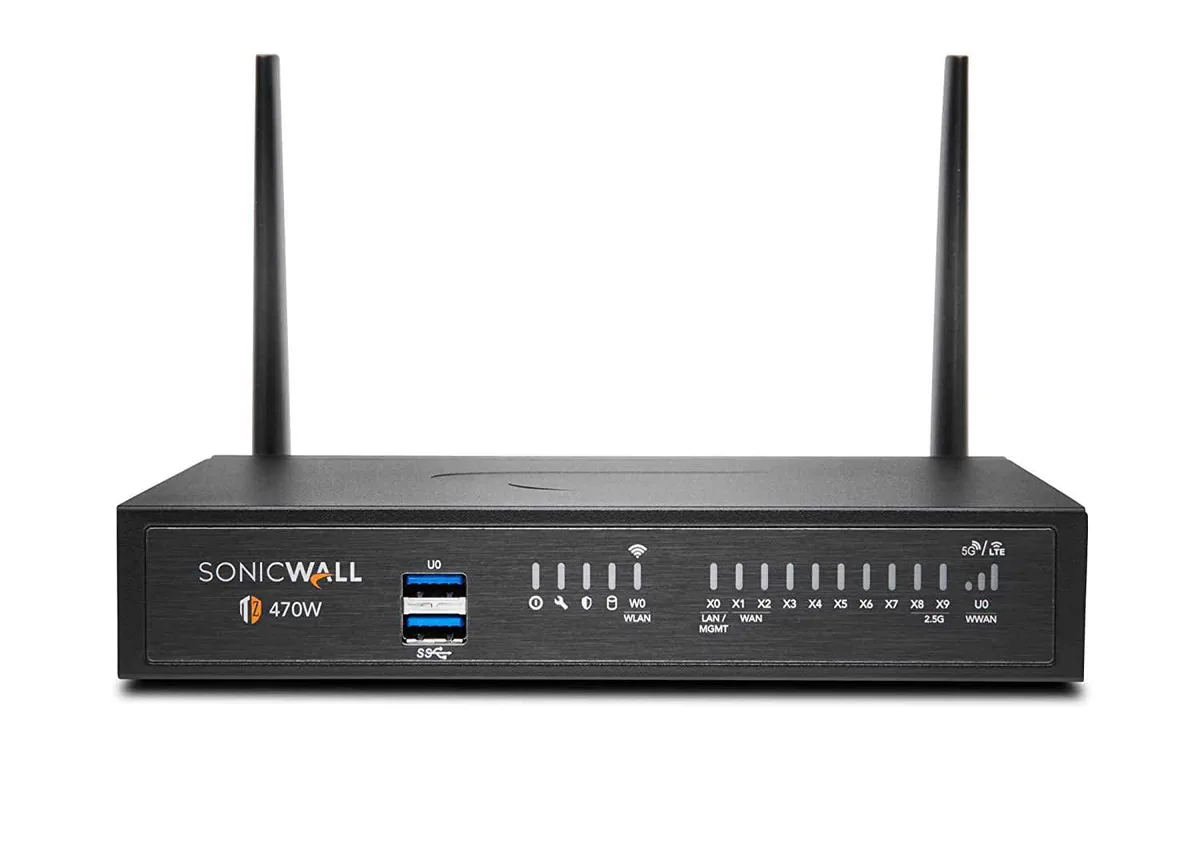 SonicWall SonicWall TZ470W Wireless Firewall Appliance 02-SSC-2831 — product photo
