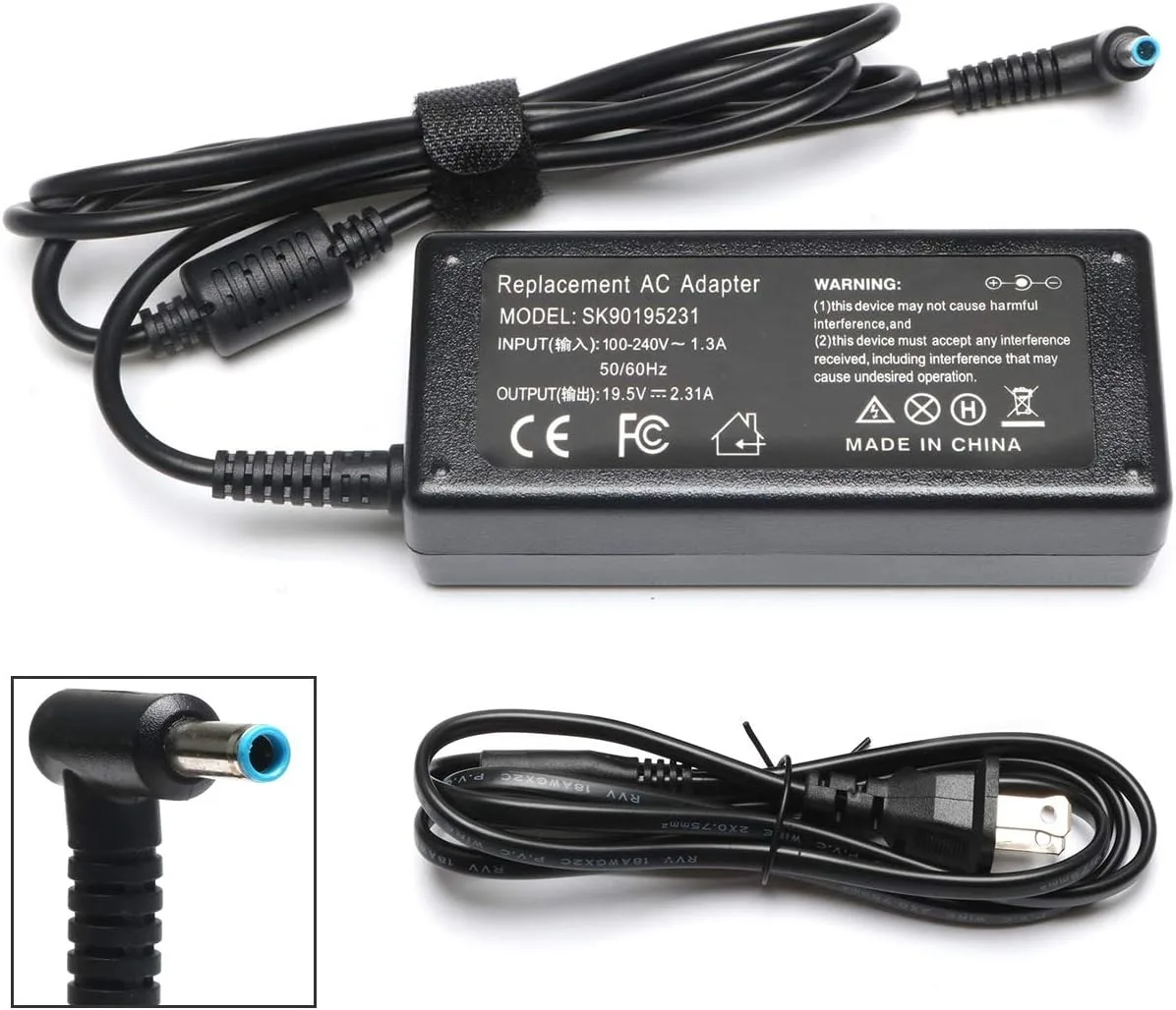 Kenuco Kenuco 45W AC Adapter 4.5*3.0mm Blue Tip — product photo