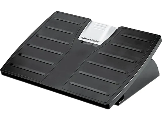 FELLOWES FELLOWES 8035001 Adjustable Locking Footrest Black/Silver — product photo