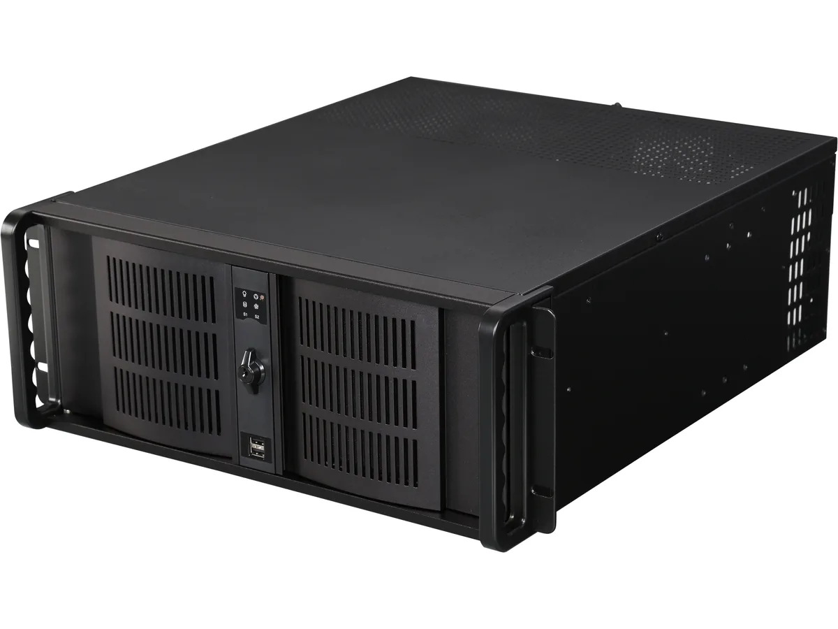 iStarUSA Inc. iStarUSA Inc. D-400-6 4U Rackmount Server Chassis Black — product photo