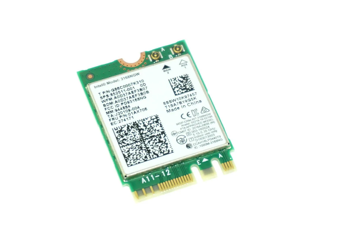 HP HP 852511-001 3168NGW Wireless Bluetooth Expansion Card — product photo