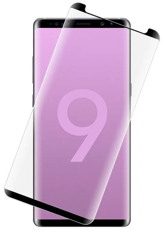 Nakedcellphone Nakedcellphone Curved 3D Tempered Glass Screen Protector Full Size Clear for Samsung Galaxy Note 9 — product photo