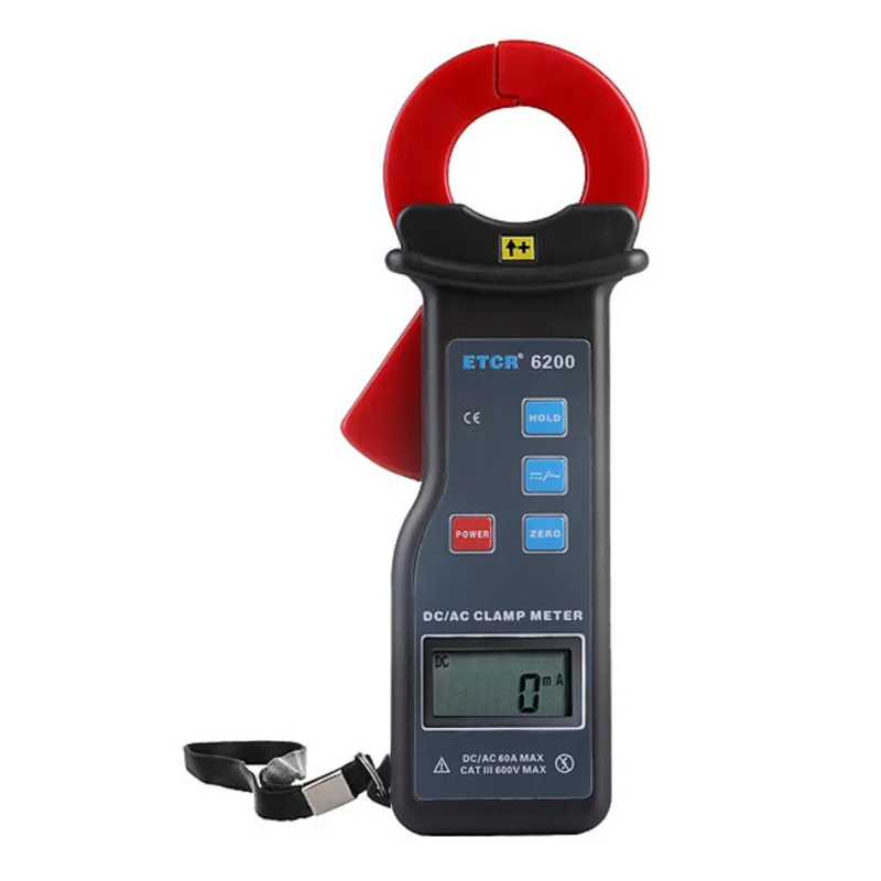 ETCR ETCR 6200 AC/DC Leakage Current Clamp Meter 0mA~60.0A electrician tool — product photo