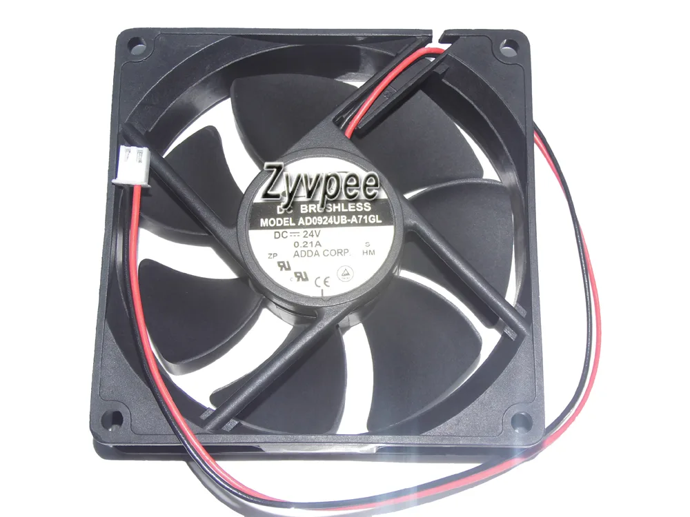 Zyvpee Zyvpee AD0924UB-A71GL 92x25mm 24V .21A 2-pin case fan — product photo