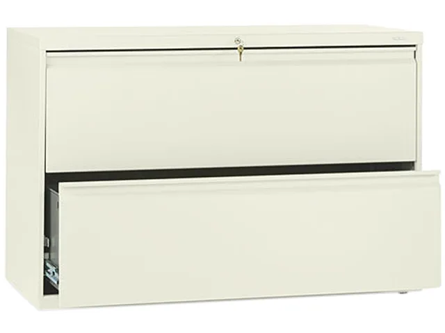 HON HON 892LL 800 Series Two-Drawer Lateral File 42w 19d 28h Putty — product photo
