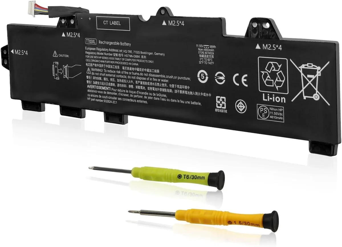 Junchi Junchi 56Wh TT03XL Laptop Battery for HP EliteBook ZBook 15U — product photo