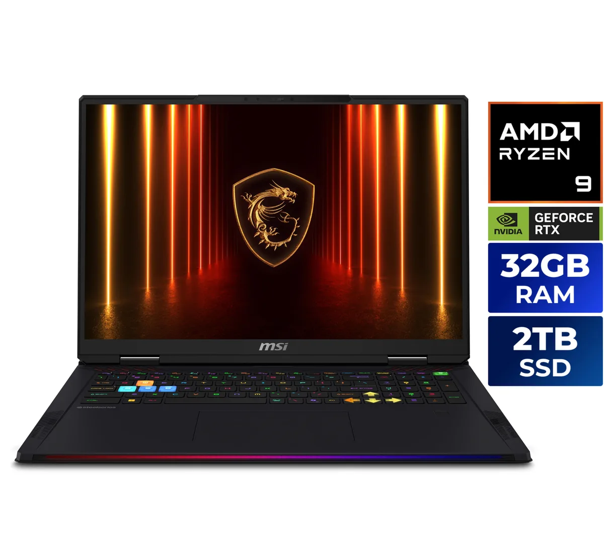 MSI MSI Raider A18 HX A9WIG-082US gaming laptop — product photo