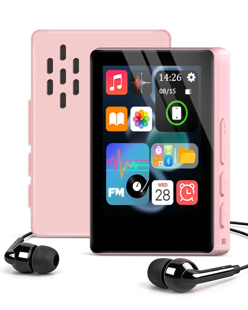 VANSING D5 MP3 Player 32 GB Pink 2.4" OLED Touch Bluetooth 5.2 — product photo