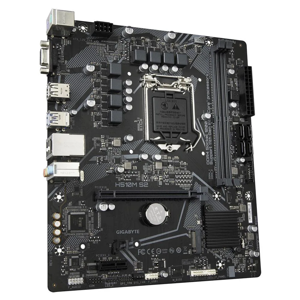 GIGABYTE GIGABYTE H510M S2 Intel motherboard — product photo