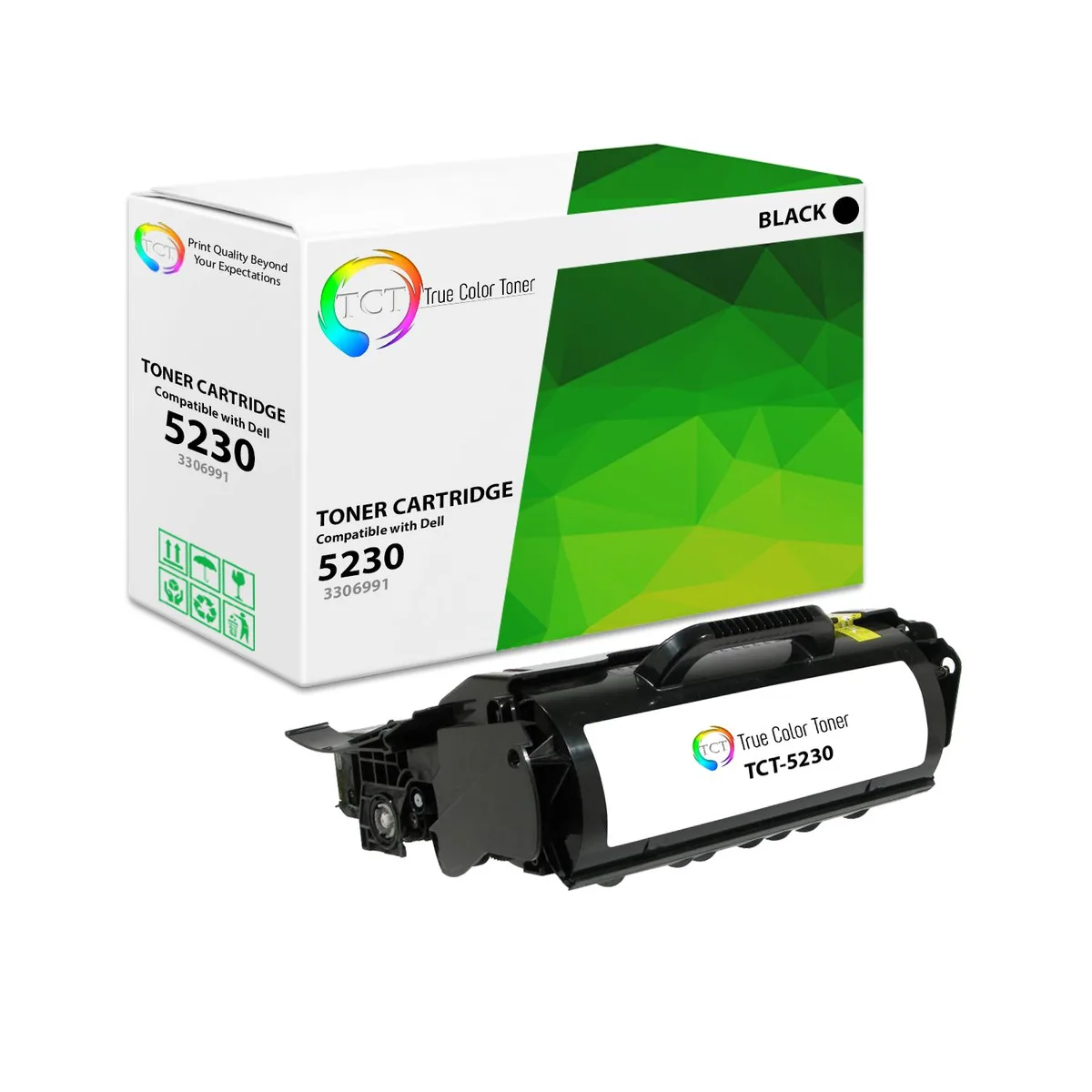 TCT TCT TCT-5230 Black Toner Cartridge High Yield 21000 Pages — product photo
