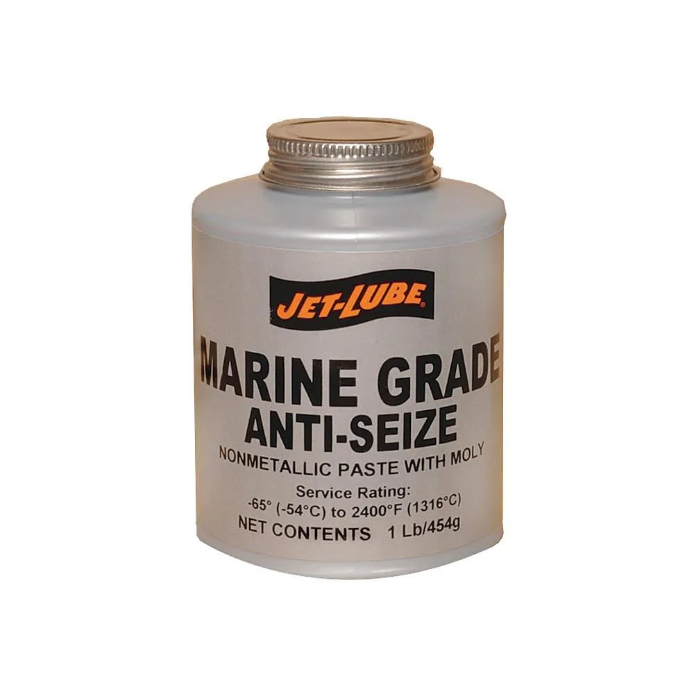 Jet-Lube Jet-Lube 49704 Anti-Seize Non-Metallic Paste 1 lb Brush-Top Can — product photo