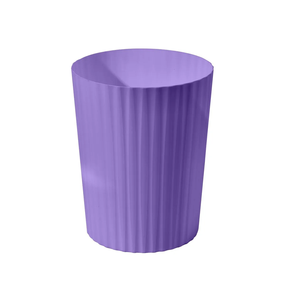 Baldwin 2 Gallon Plastic Trash Can White — product photo