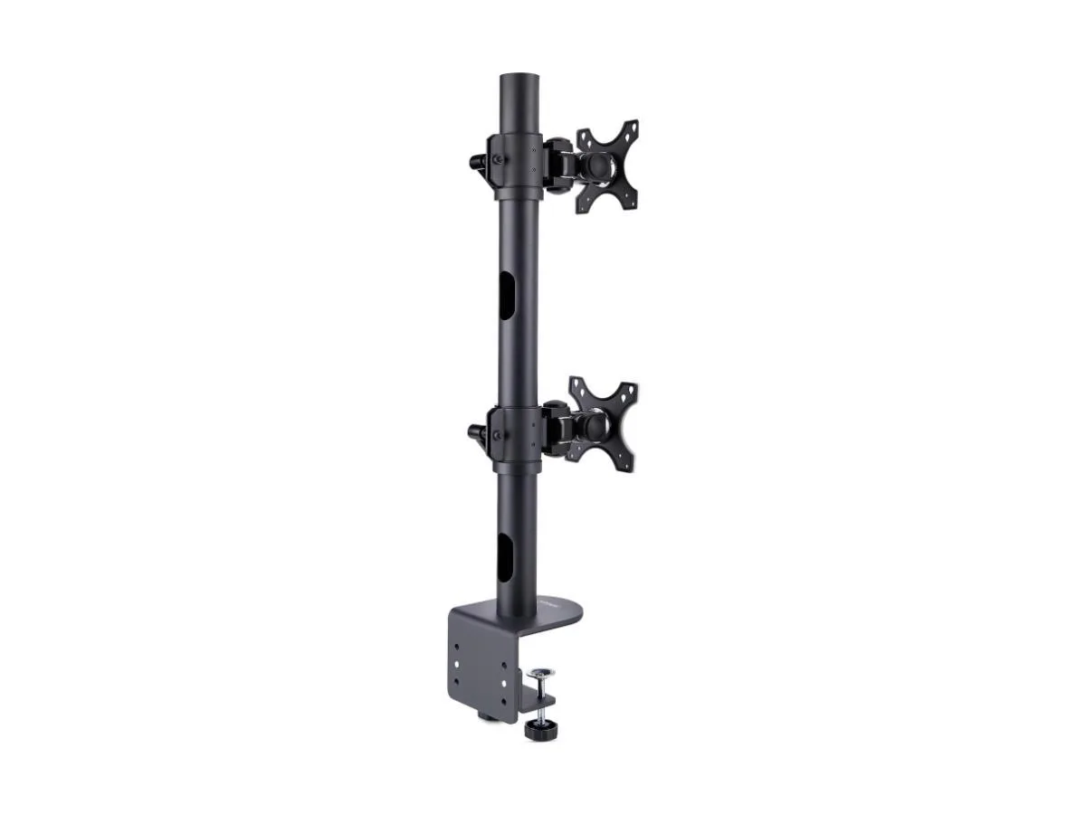 STARTECH STARTECH H2MPV-MONITOR-MOUNT dual 49" vertical monitor accessory 70lb capacity — product photo