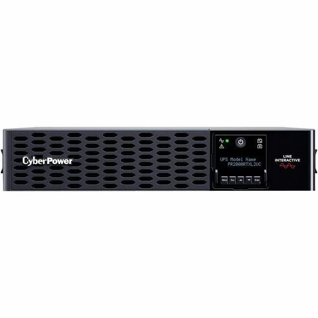 CyberPower CyberPower PR2000RTXL2UC 2000 VA 2000 W 2U 8 x NEMA 5-20R 10 ft UPS — product photo