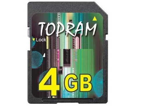 TOPRAM TOPRAM 4GB SD Card v1.1 non-HC — product photo
