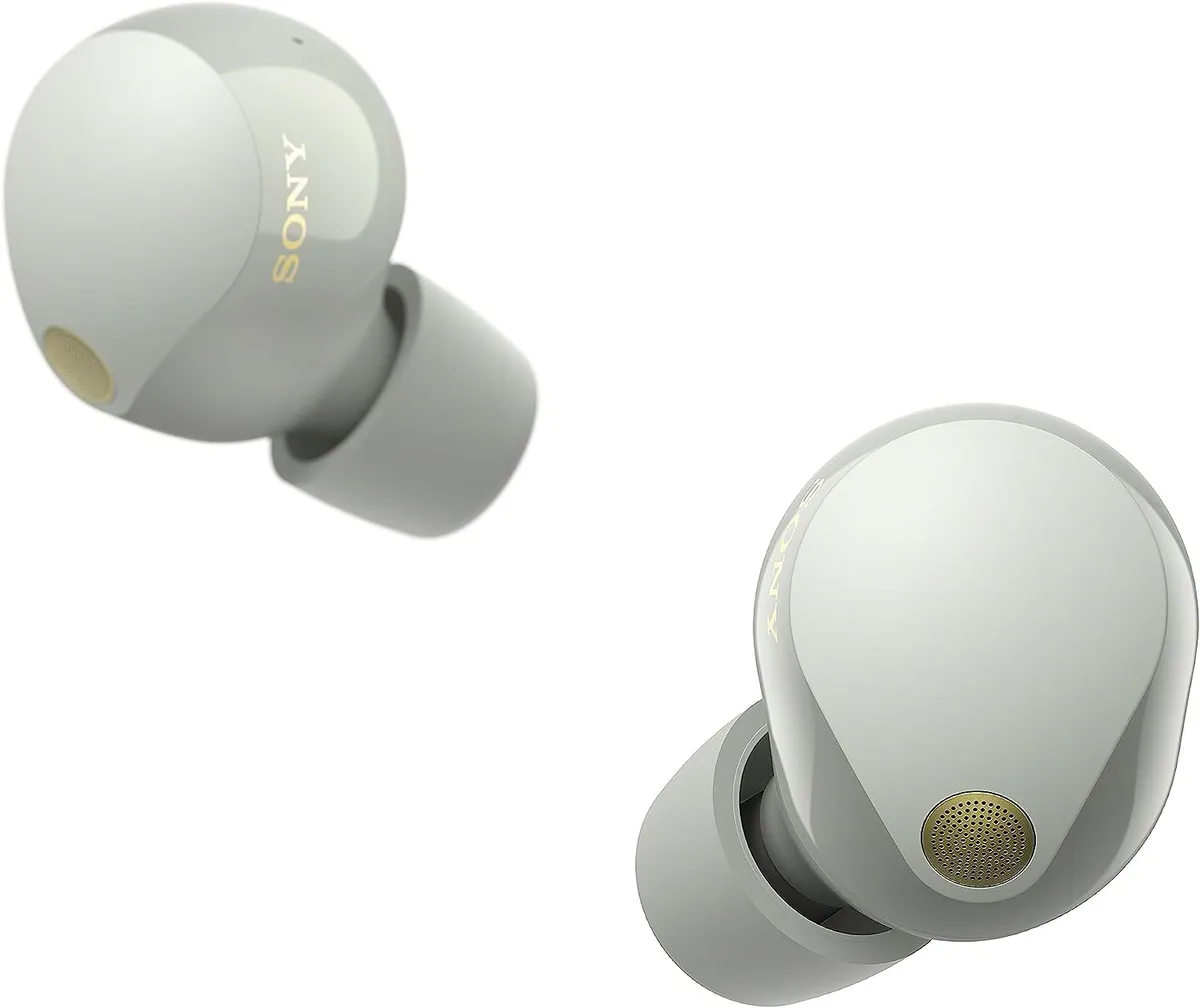 Sony Sony WF-1000XM5 Silver in-ear headphones — product photo