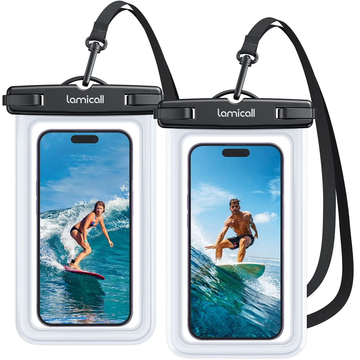 No Sew No Sew Waterproof Phone Pouch 2 Pack IPX8 Case — product photo