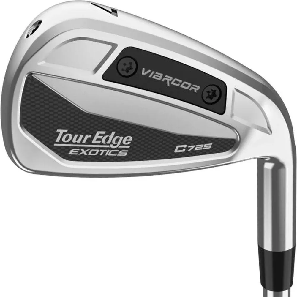 Tour Edge Golf Mfg. Inc. Tour Edge Exotics C725 Golf Iron Set Right Hand Stiff Steel Dynamic Gold 115 Golf Pride Tour Velvet 360 — product photo
