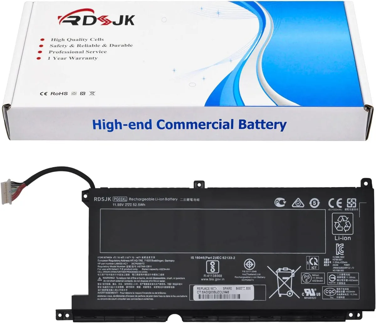 NShi NShi PG03XL 11.55V 52.5Wh laptop battery — product photo