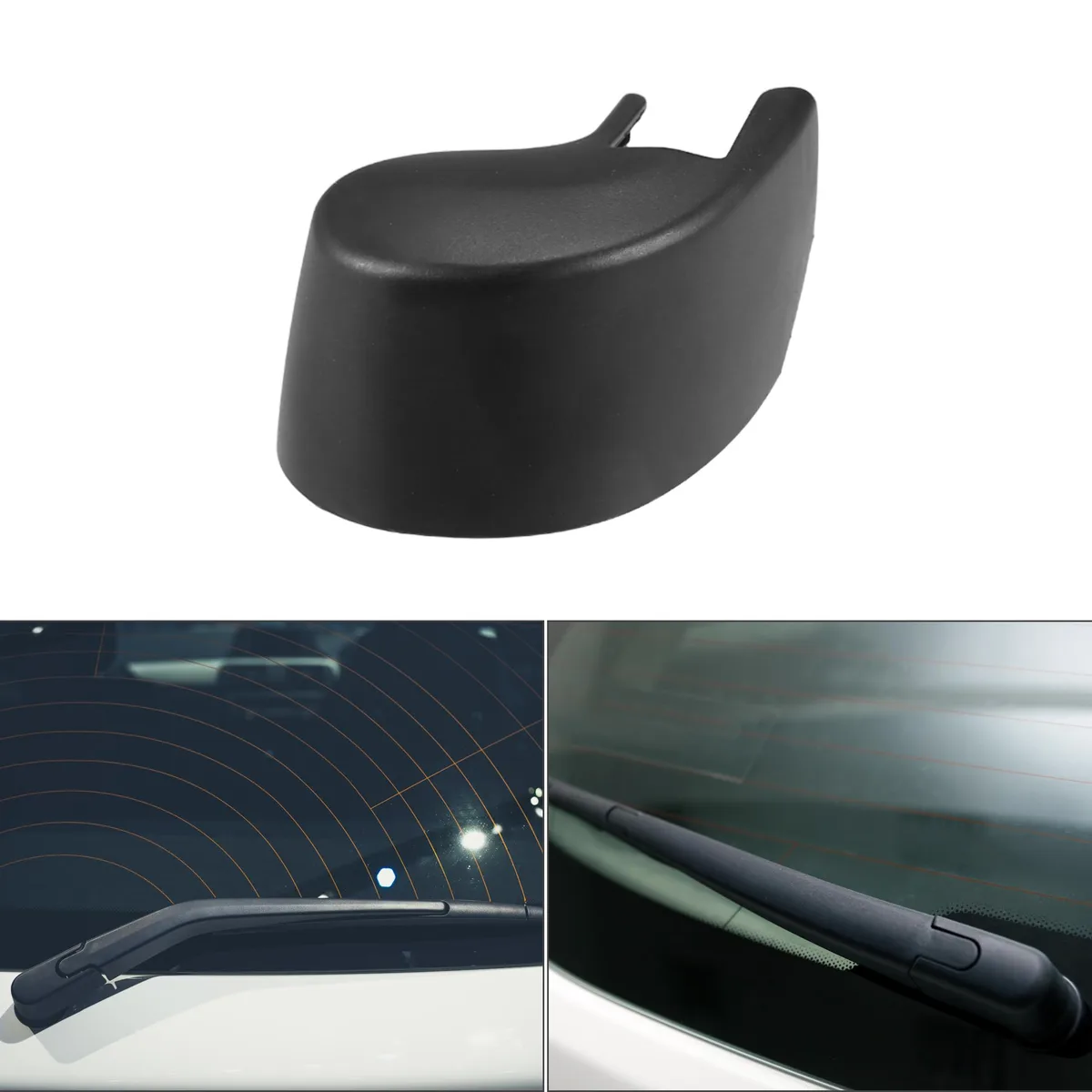 Unique-Bargains Unique-Bargains Rear Wiper Arm Nut Cover Cap Audi A1 Sportback Black — product photo