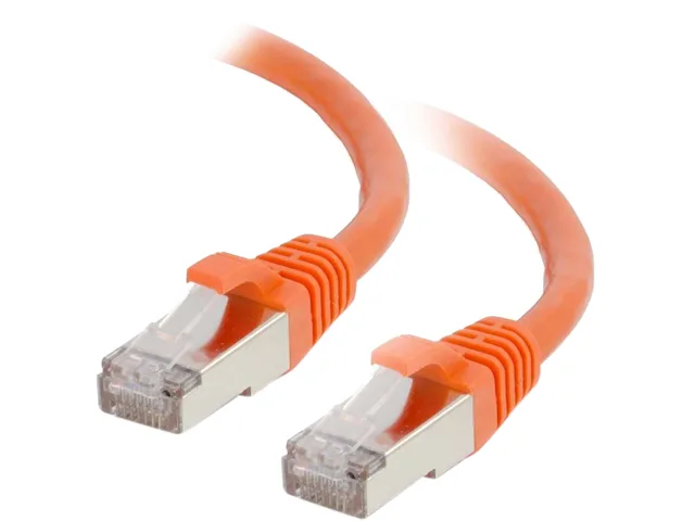 Cables To Go Cables To Go 00882 Cat6 Shielded Network Ethernet Cable Orange 7 ft — product photo
