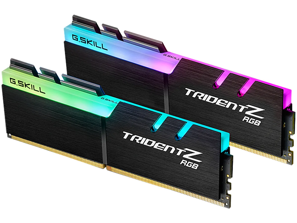 G.SKILL G.SKILL F4-3600C18D-16GTZRX Trident Z RGB 16GB DDR4 3600 CL18 desktop RAM — product photo