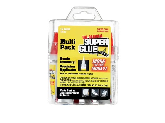 SUPER GLUE SUPER GLUE 15187 Multi Pack 6 × 2 g Clear — product photo