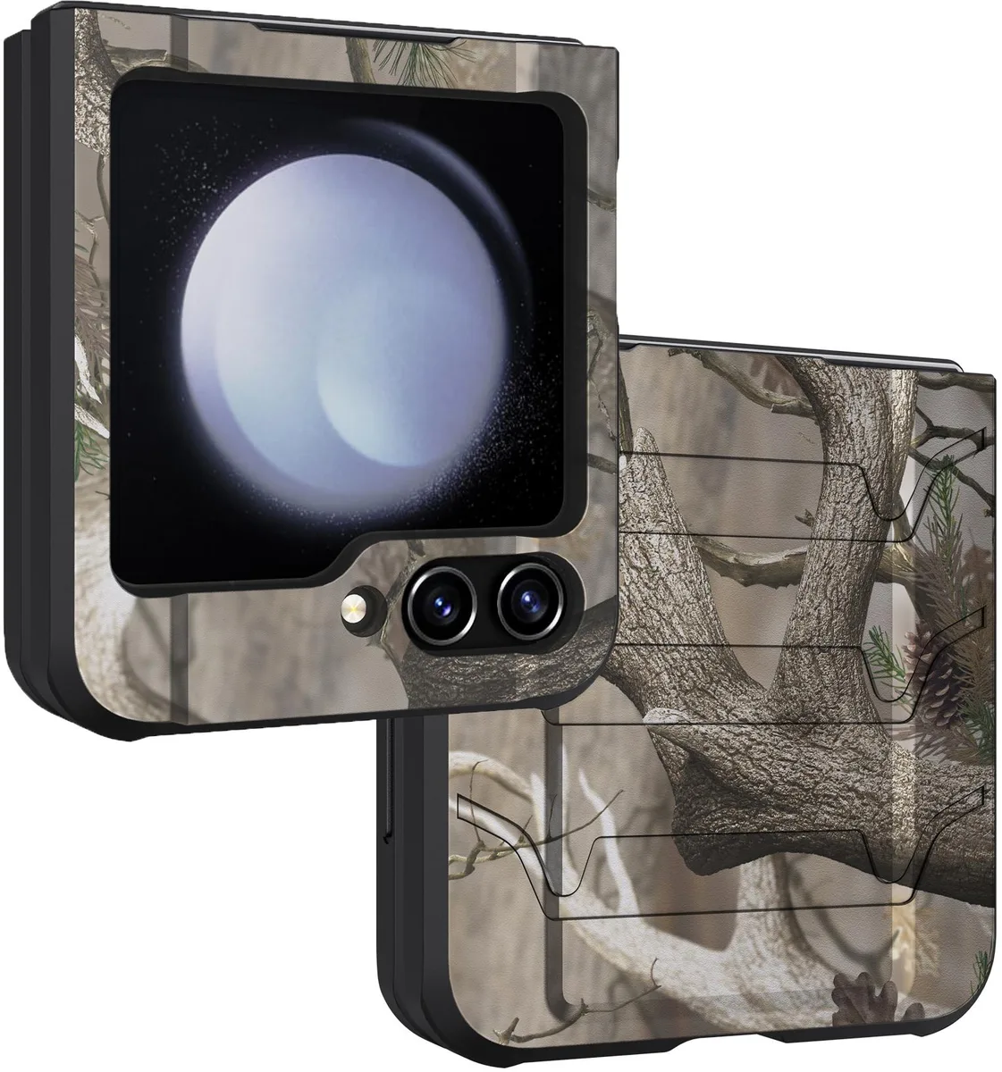 Nakedcellphone Nakedcellphone Special Ops Tactical Cover Outdoor Camo Tree for Samsung Galaxy Z Flip 5 — product photo