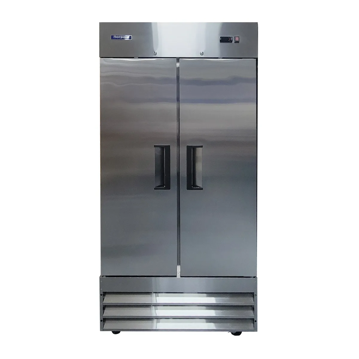 Magic Chef Magic Chef Commercial 27.6 cu. ft. Double Door Refrigerator Stainless Steel — product photo
